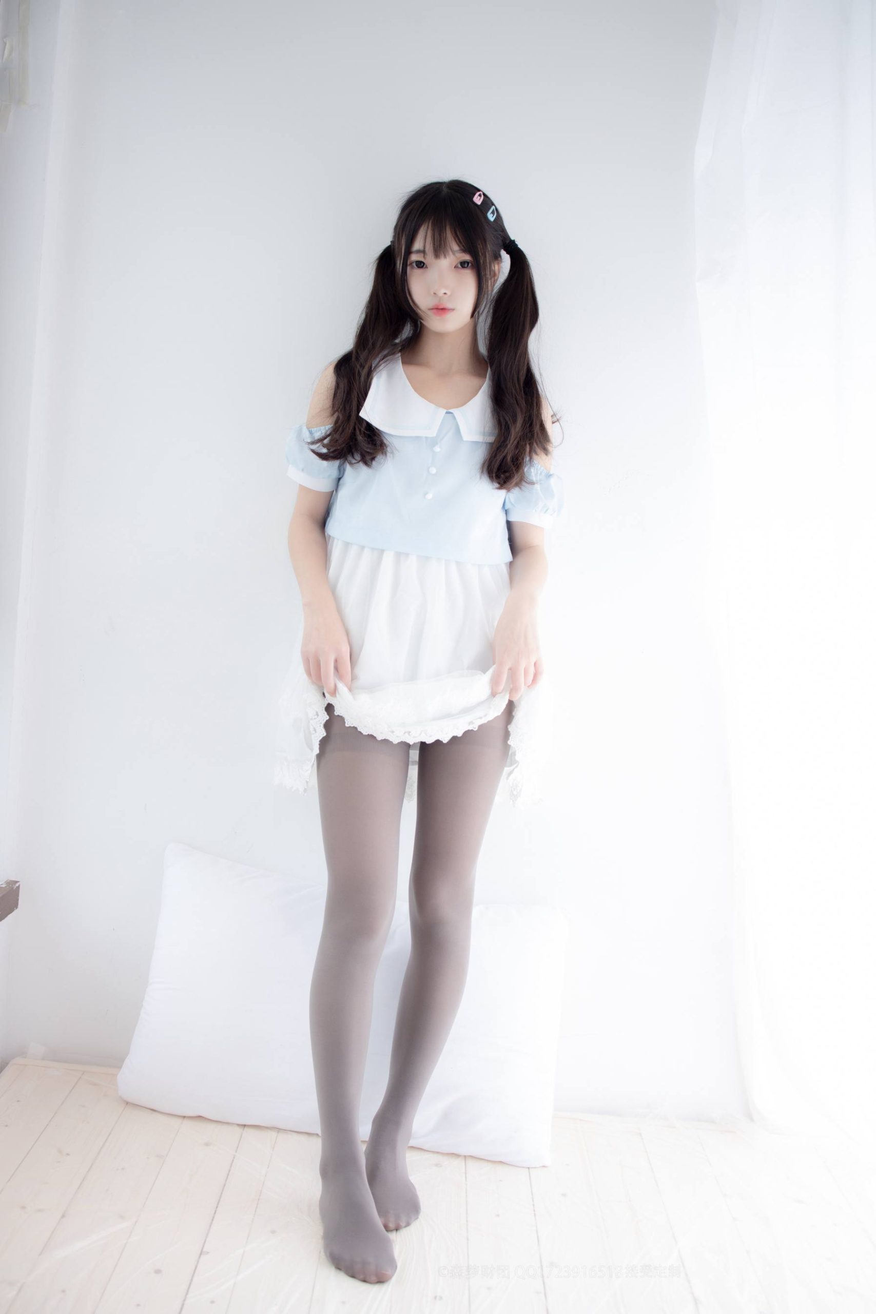 图片[4]-超级甜美的灰丝小姑娘【86P】20005-美美图社