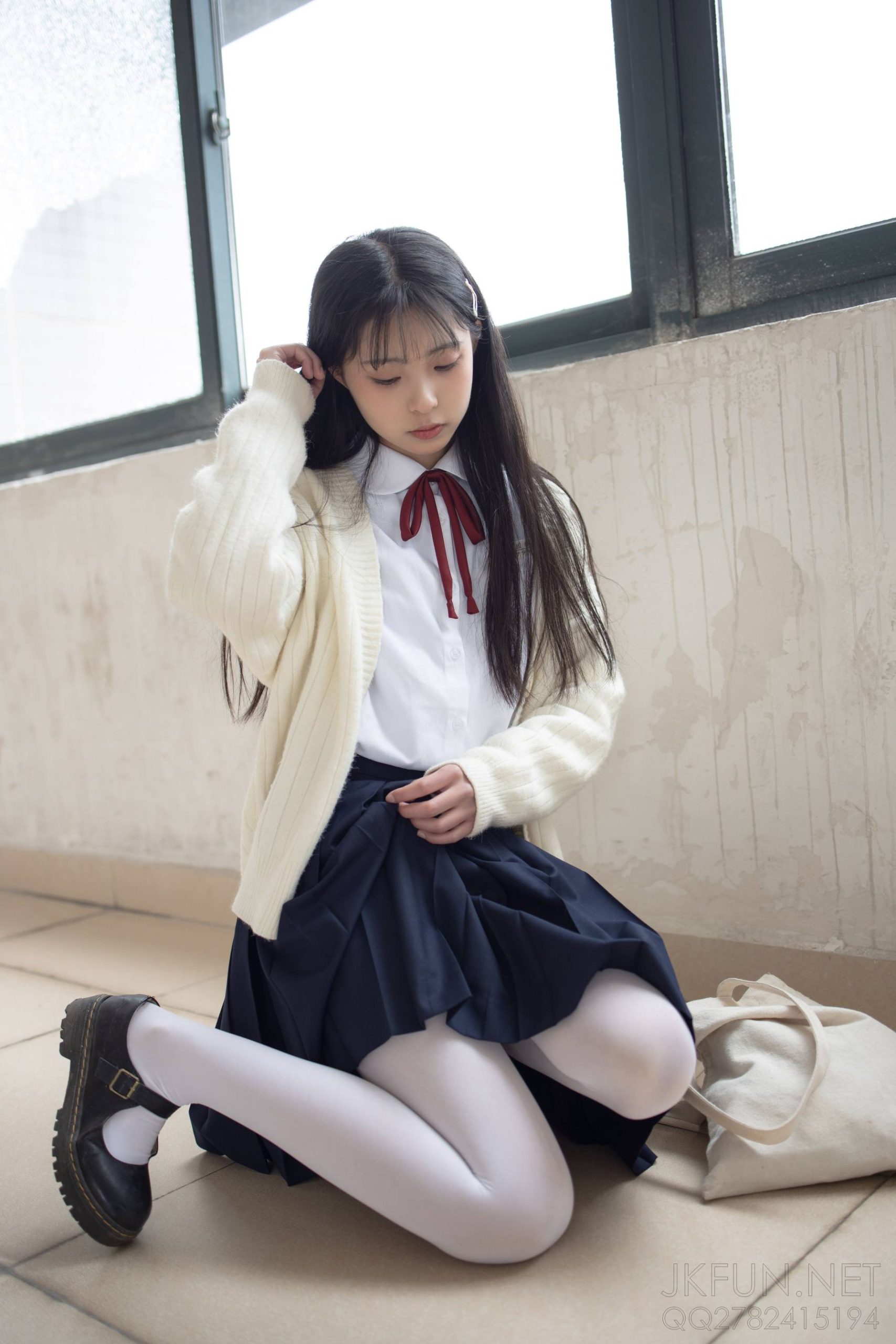 图片[3]-甜美可人的白丝姑娘【127P】20011-美美图社