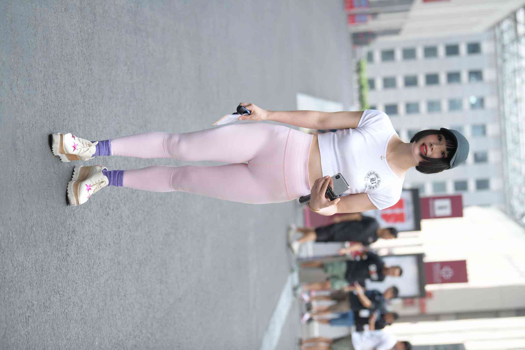 图片[2]-短发鸭舌帽时尚女生【102P】04022-美美图社