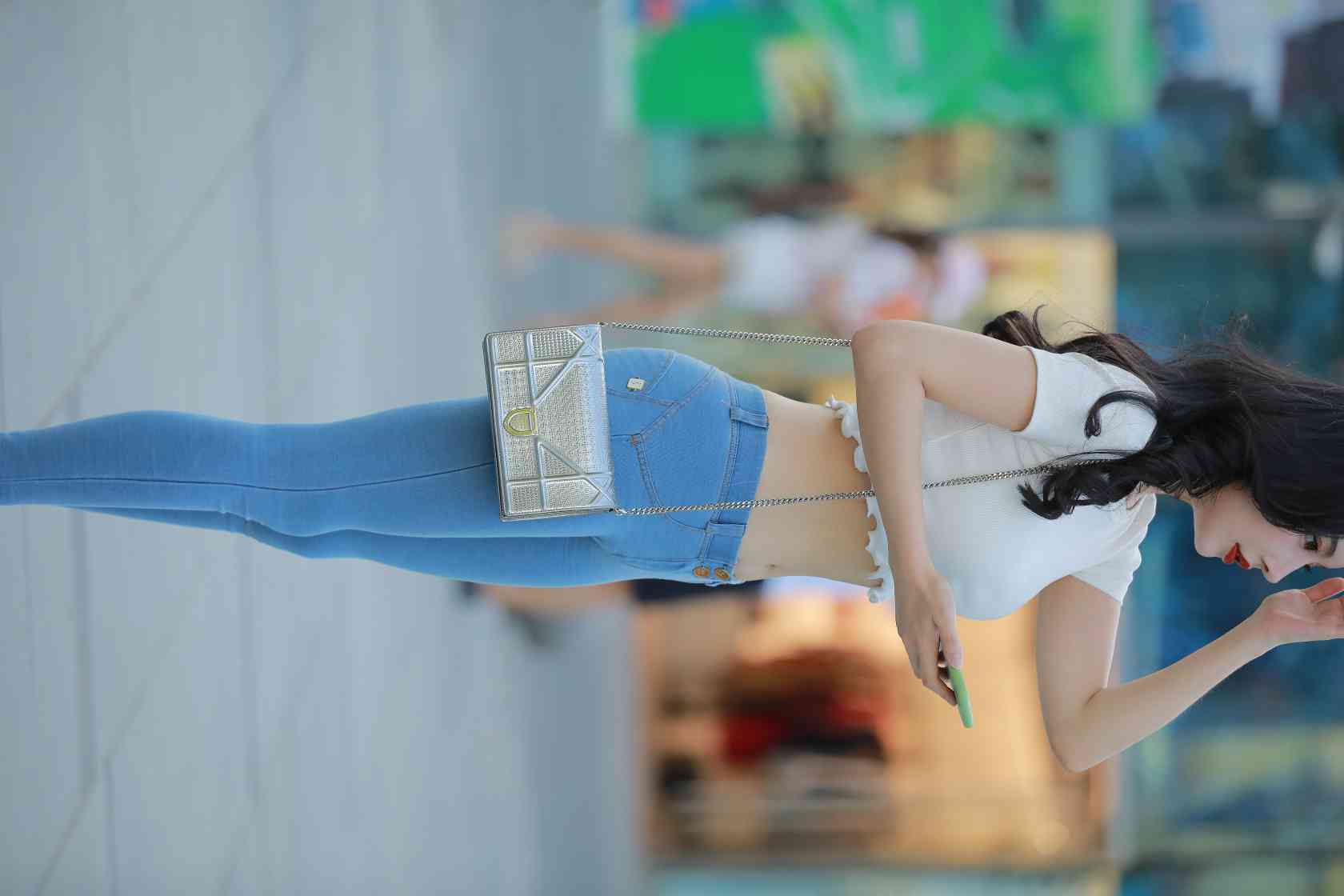 图片[3]-非常漂亮的紧身牛仔裤女孩【115P】04016-美美图社