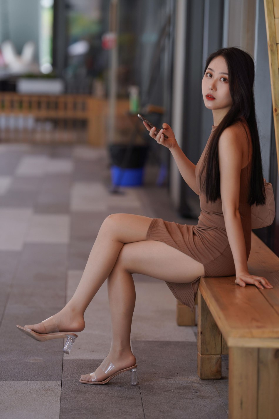 图片[5]-超有女人味的姑娘短裙逛街【400P】00049-美美图社