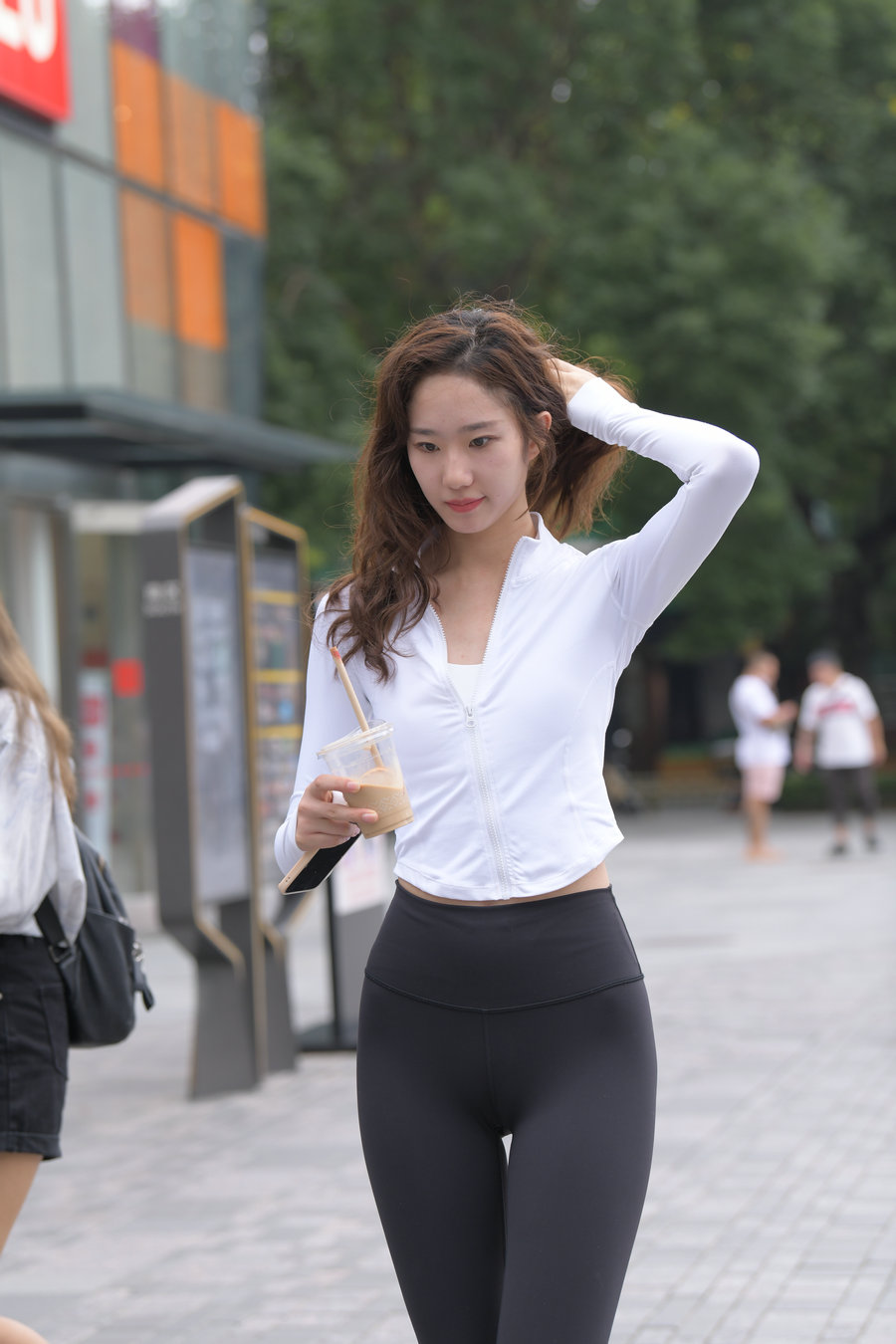 图片[3]-像刘亦菲的黑色瑜伽裤女孩J2237 340P1V-14.8GB-美美图社