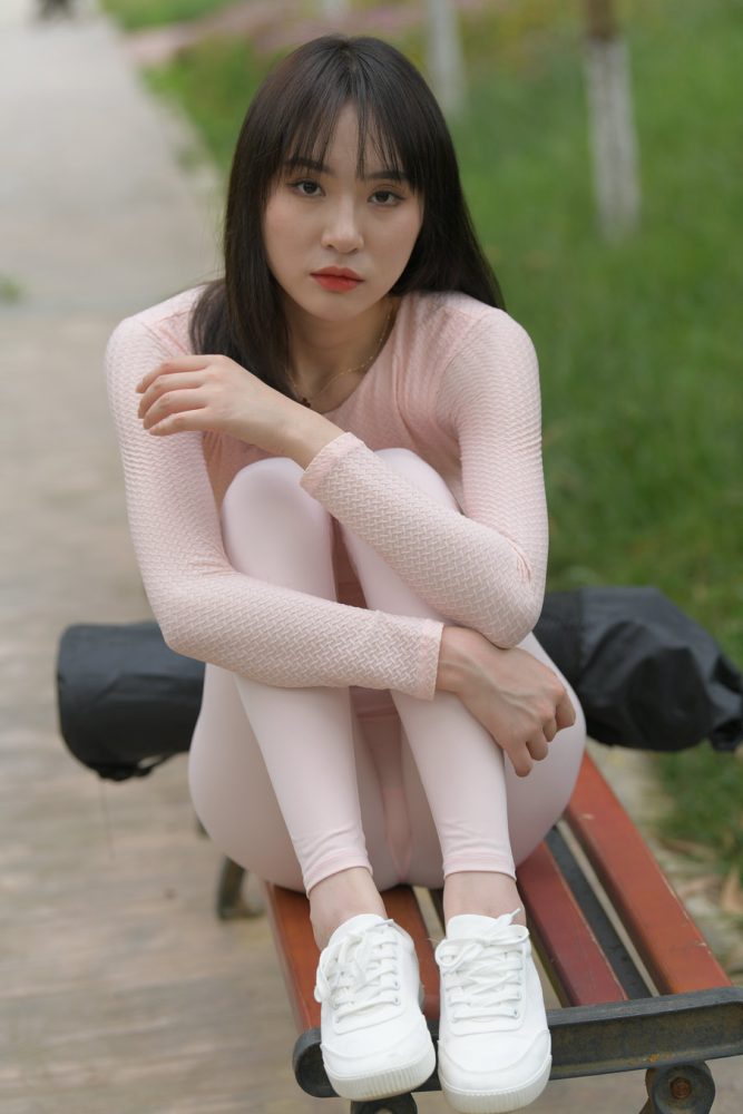图片[1]-粉粉的瑜伽裤女孩太可爱了 J2090 854P1V-30.4GB-美美图社