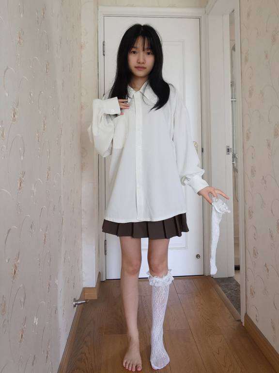 百褶裙可爱又大方的小姑娘【122P】20002-美美图社