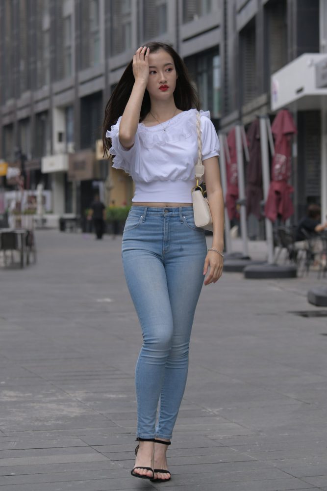 紧身牛仔裤女孩J2177 370P2V-19.4GB-美美图社