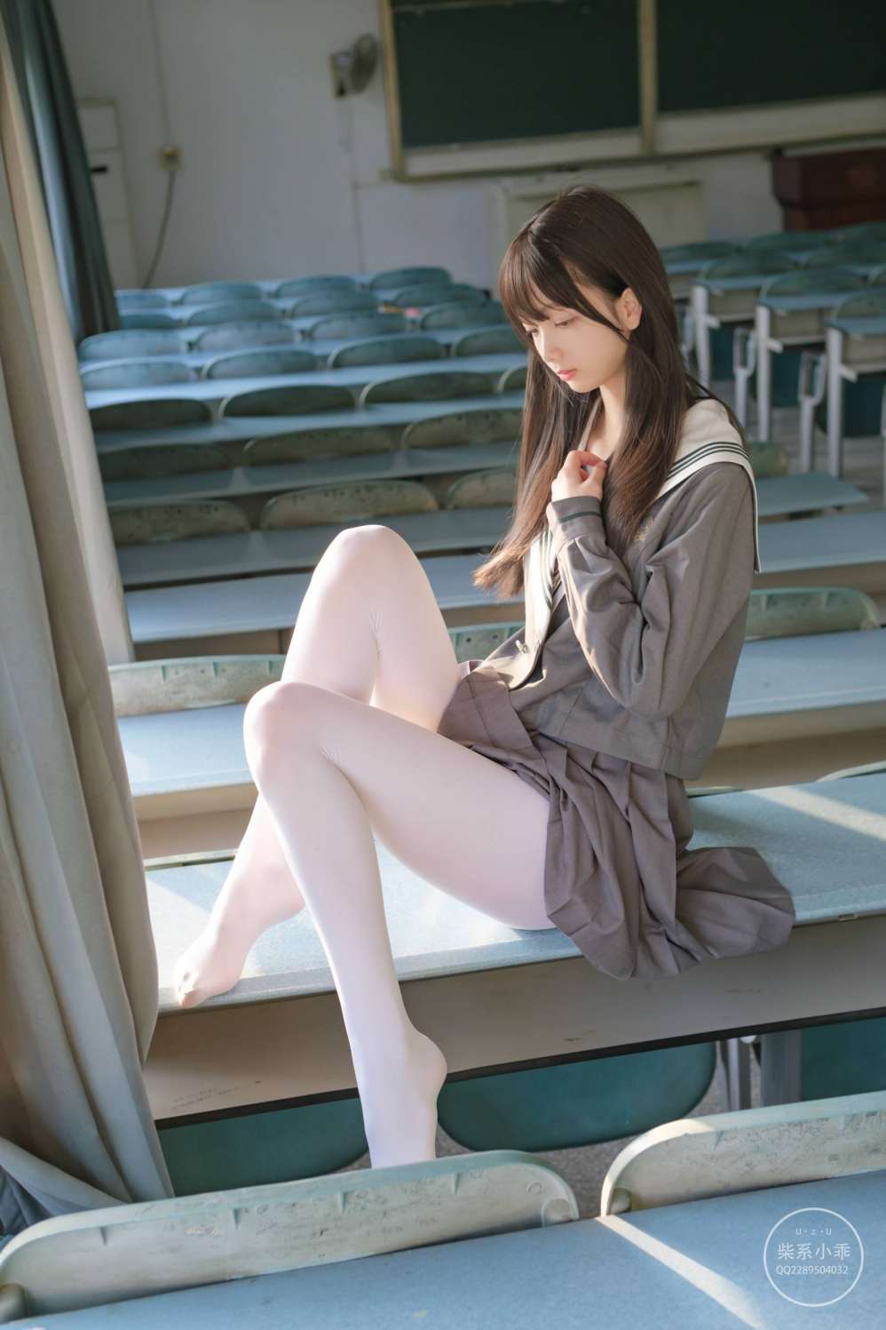 图片[5]-白丝清纯少女真的太可爱了【60P】20001-美美图社