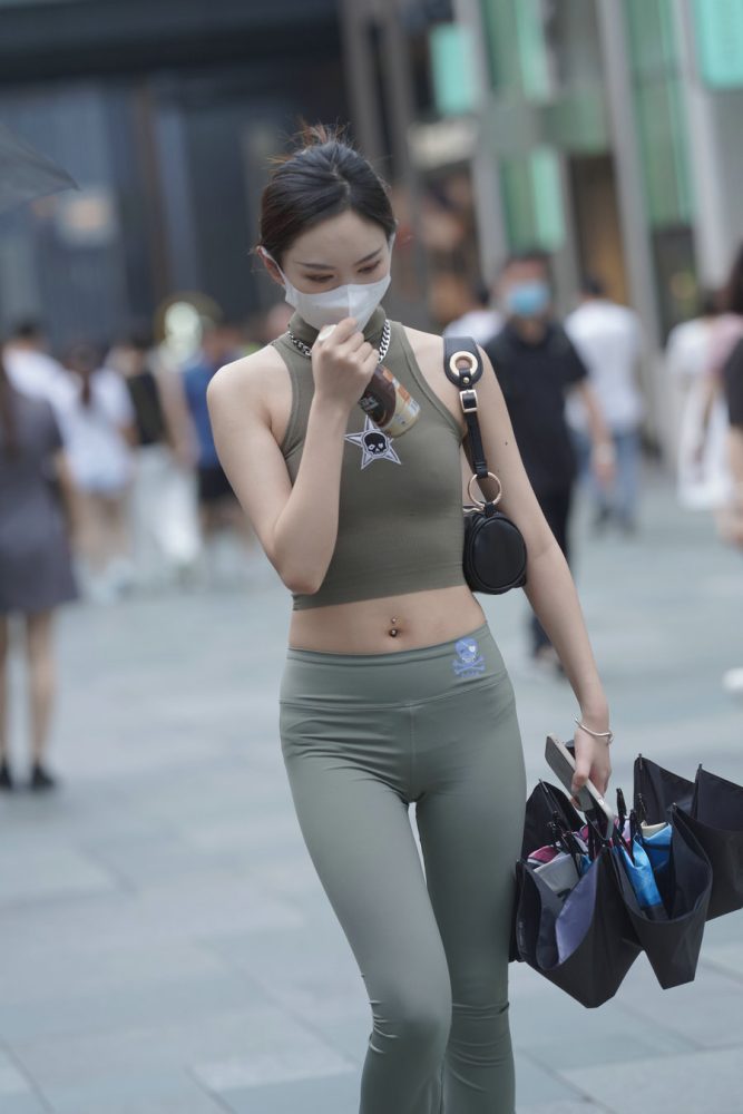 戴口罩的瑜伽裤小女人J3557 133P-1.43GB-美美图社