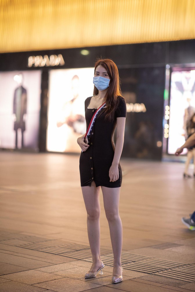 图片[4]-逛商场的黑色包臀裙美丽女孩【385P】00050-美美图社