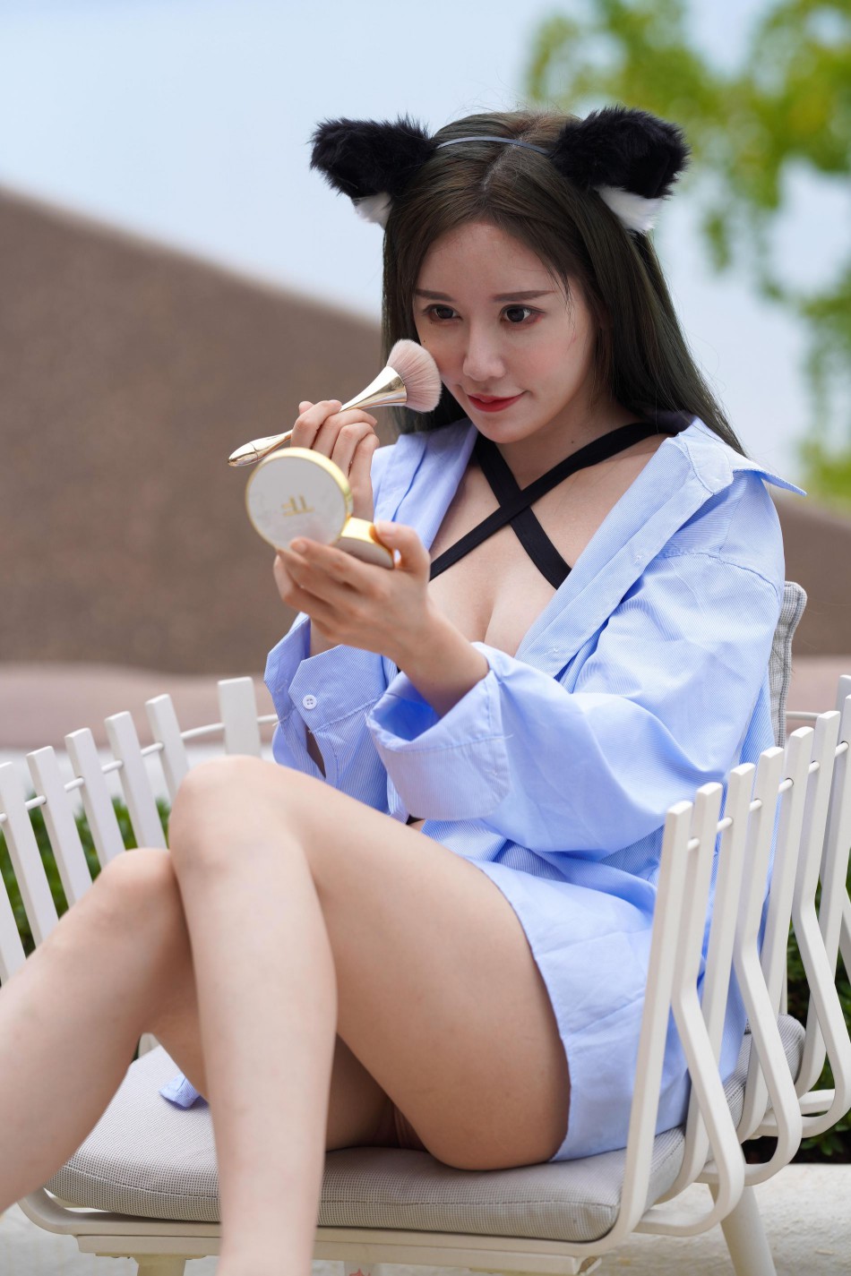 图片[5]-可爱的猫耳朵比基尼美少女【394P】00043-美美图社
