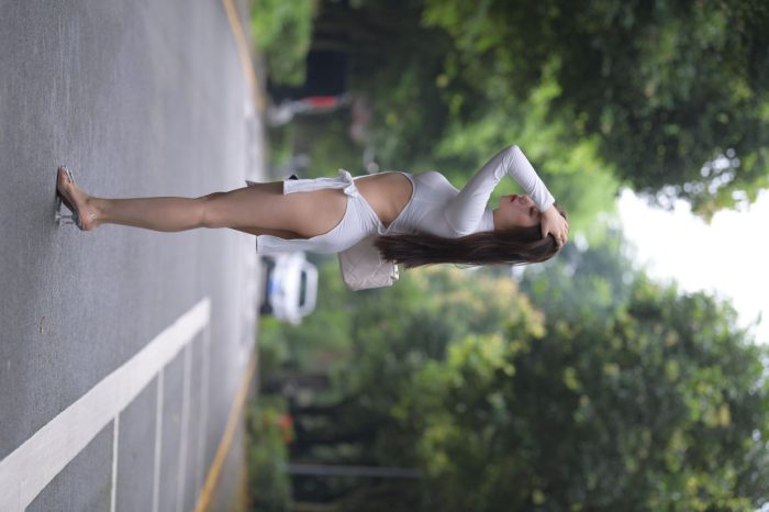 妹妹好漂亮的白色裙子【432P】00066-美美图社
