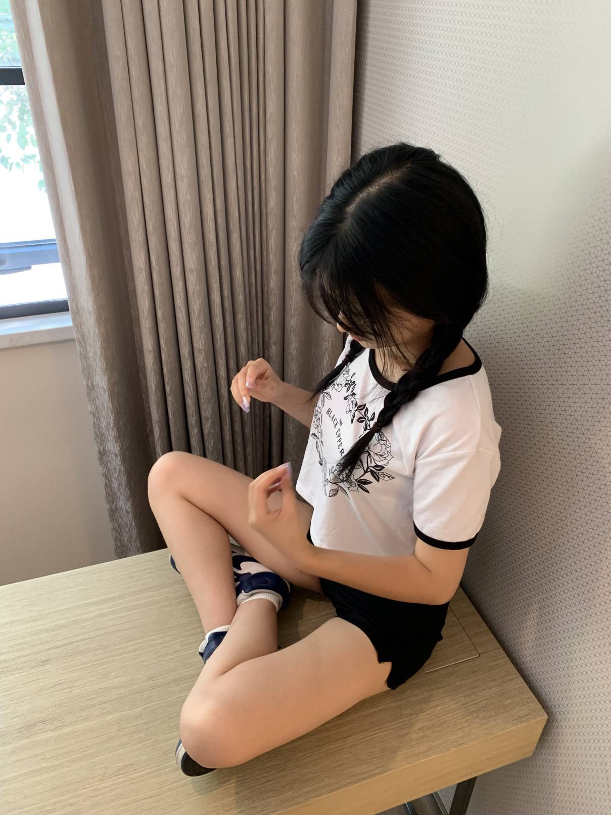 图片[4]-调皮的白袜女孩【149P】20017-美美图社