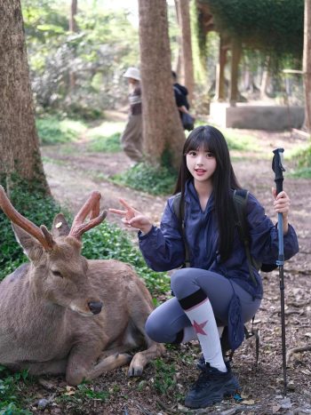 图片[5]-爱爬山的瑜伽裤MM，太甜美了！~-美美图社