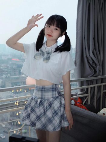 图片[6]-网格丝袜的清纯双马尾小姑娘-美美图社