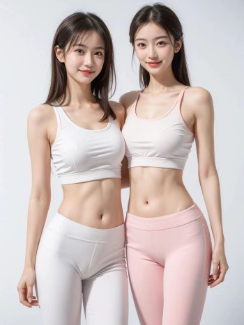 图片[18]-AI瑜伽裤清纯妹子系列图-美美图社