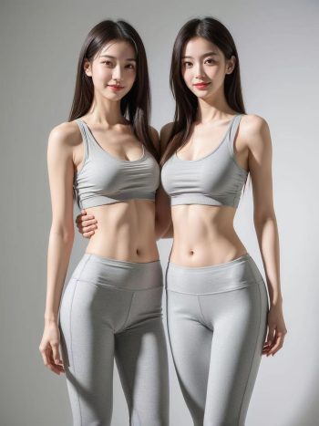 图片[9]-AI瑜伽裤清纯妹子系列图-美美图社