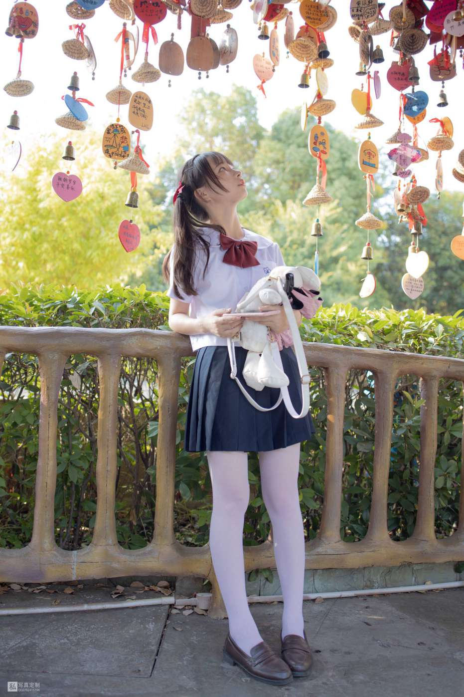 图片[5]-眼神好清澈的双马尾白丝女孩【75P】20019-美美图社