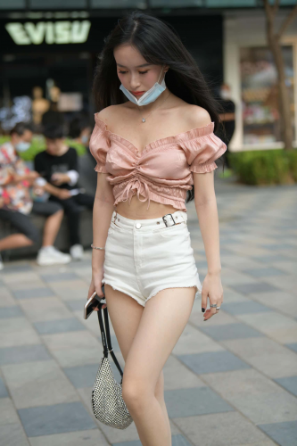 图片[4]-清纯动人粉白搭配【100P】J7926